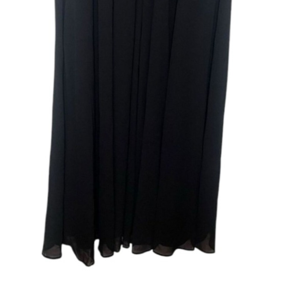Lulus Thoughts of Hue Black Surplice Elegant Formal Black Maxi Dress Sz Large - Picture 6 of 13
